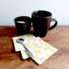 Yellow and Cream Coasters - Image 2