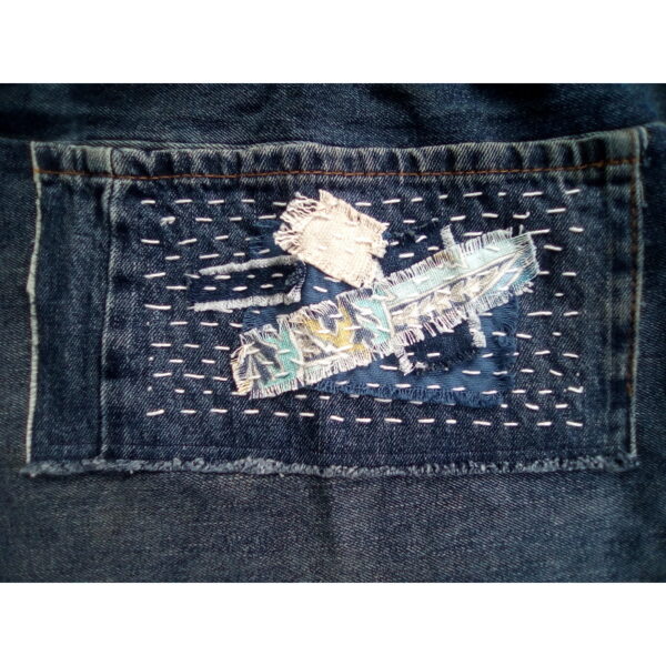 Upcycled Denim Apron - Image 3